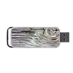 Wood Knot Fabric Texture Pattern Rough Portable Usb Flash (two Sides) by Celenk