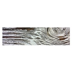 Wood Knot Fabric Texture Pattern Rough Satin Scarf (oblong)