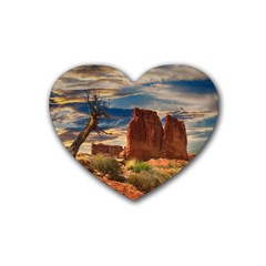 Bryce Canyon Usa Canyon Bryce Rubber Coaster (heart)  by Celenk