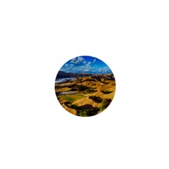 Hills Countryside Landscape Rural 1  Mini Buttons by Celenk