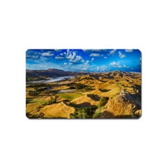 Hills Countryside Landscape Rural Magnet (name Card) by Celenk