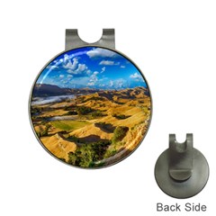 Hills Countryside Landscape Rural Hat Clips With Golf Markers by Celenk