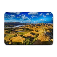 Hills Countryside Landscape Rural Small Doormat  by Celenk