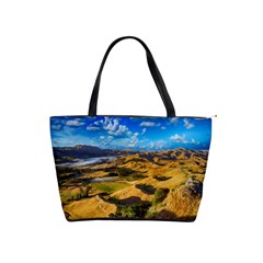 Hills Countryside Landscape Rural Shoulder Handbags by Celenk