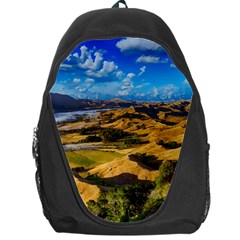 Hills Countryside Landscape Rural Backpack Bag by Celenk