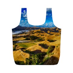 Hills Countryside Landscape Rural Full Print Recycle Bags (m) 