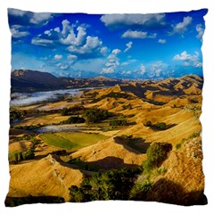 Hills Countryside Landscape Rural Standard Flano Cushion Case (two Sides)