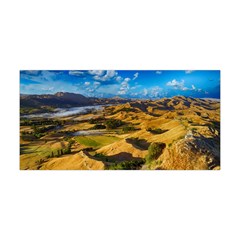 Hills Countryside Landscape Rural Yoga Headband by Celenk