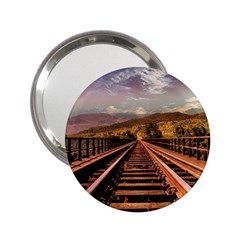 Railway Track Travel Railroad 2.25  Handbag Mirrors