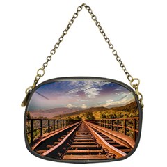 Railway Track Travel Railroad Chain Purses (one Side) 