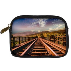 Railway Track Travel Railroad Digital Camera Cases by Celenk