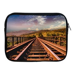 Railway Track Travel Railroad Apple Ipad 2/3/4 Zipper Cases by Celenk