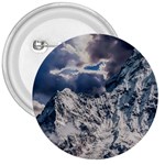 Mountain Snow Winter Landscape 3  Buttons Front