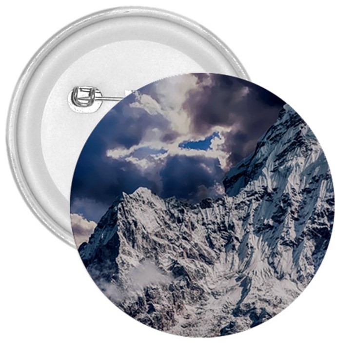 Mountain Snow Winter Landscape 3  Buttons