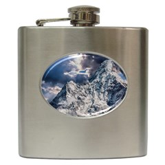 Mountain Snow Winter Landscape Hip Flask (6 Oz)