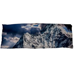 Mountain Snow Winter Landscape Body Pillow Case Dakimakura (two Sides) by Celenk