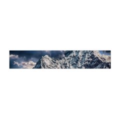 Mountain Snow Winter Landscape Flano Scarf (mini) by Celenk