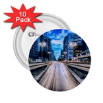 Urban Street Cityscape Modern City 2.25  Buttons (10 pack)  Front