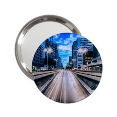 Urban Street Cityscape Modern City 2.25  Handbag Mirrors