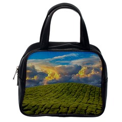 Sunrise Hills Landscape Nature Sky Classic Handbags (one Side) by Celenk