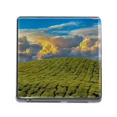 Sunrise Hills Landscape Nature Sky Memory Card Reader (square) by Celenk