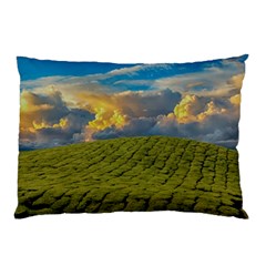 Sunrise Hills Landscape Nature Sky Pillow Case (two Sides) by Celenk