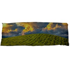 Sunrise Hills Landscape Nature Sky Body Pillow Case (dakimakura) by Celenk