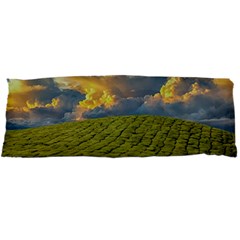 Sunrise Hills Landscape Nature Sky Body Pillow Case Dakimakura (two Sides) by Celenk