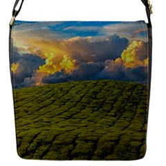 Sunrise Hills Landscape Nature Sky Flap Messenger Bag (s) by Celenk