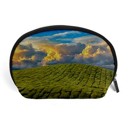 Sunrise Hills Landscape Nature Sky Accessory Pouches (large)  by Celenk