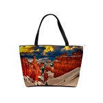 Snow Landscape Winter Cold Nature Shoulder Handbags Front