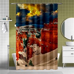 Snow Landscape Winter Cold Nature Shower Curtain 48  X 72  (small)  by Celenk