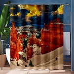 Snow Landscape Winter Cold Nature Shower Curtain 60  x 72  (Medium)  60 x72  Curtain