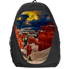 Snow Landscape Winter Cold Nature Backpack Bag by Celenk