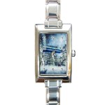 Storm Weather Nature Thunderstorm Rectangle Italian Charm Watch Front