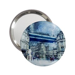 Storm Weather Nature Thunderstorm 2 25  Handbag Mirrors by Celenk