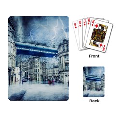 Storm Weather Nature Thunderstorm Playing Card by Celenk