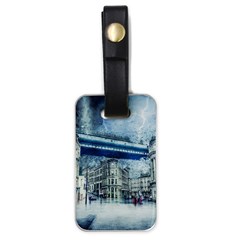 Storm Weather Nature Thunderstorm Luggage Tags (one Side)  by Celenk