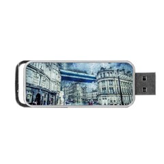 Storm Weather Nature Thunderstorm Portable Usb Flash (two Sides) by Celenk