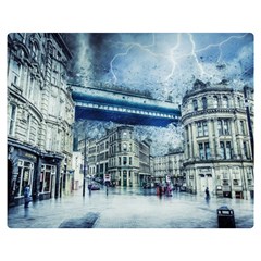 Storm Weather Nature Thunderstorm Double Sided Flano Blanket (medium)  by Celenk