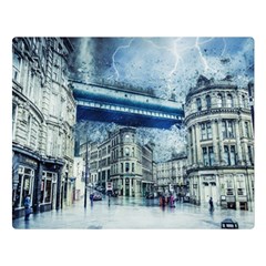 Storm Weather Nature Thunderstorm Double Sided Flano Blanket (large)  by Celenk