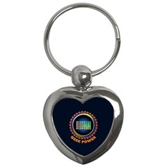 Geek Power Key Chains (heart) 