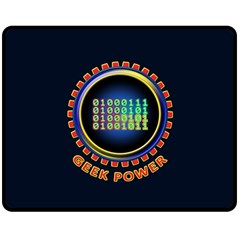 Geek Power Double Sided Fleece Blanket (medium) 