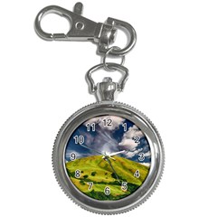 Hill Countryside Landscape Nature Key Chain Watches by Celenk