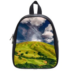 Hill Countryside Landscape Nature School Bag (small) by Celenk