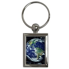 Earth Internet Globalisation Key Chains (rectangle)  by Celenk