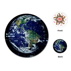 Earth Internet Globalisation Playing Cards (round)  by Celenk