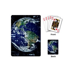 Earth Internet Globalisation Playing Cards (mini)  by Celenk