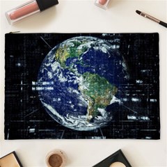 Earth Internet Globalisation Cosmetic Bag (xxl)  by Celenk