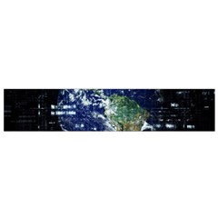 Earth Internet Globalisation Small Flano Scarf by Celenk